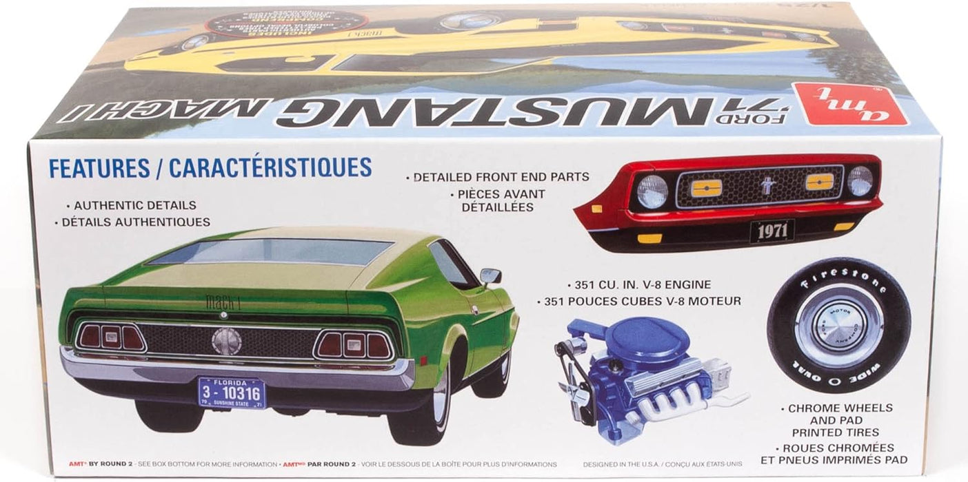 AMT 1262M 1/25 Scale 1971 Ford Mustang Mach 1