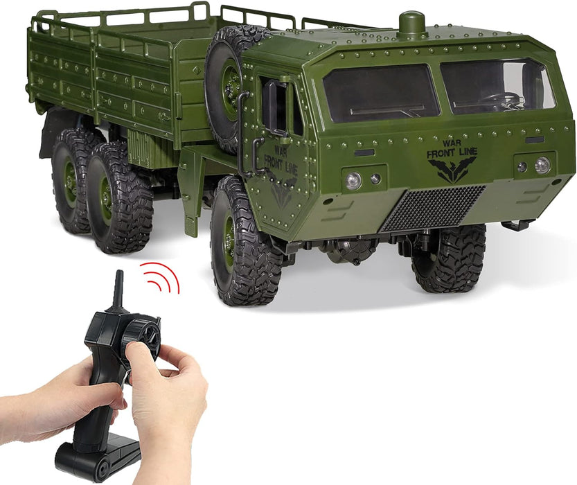 WQ RC 6WD Off-Road Remote Control Army Military Truck,&nbsp; 2.4Ghz&nbsp; 1:16 Scale,&nbsp; Army Transport Truck