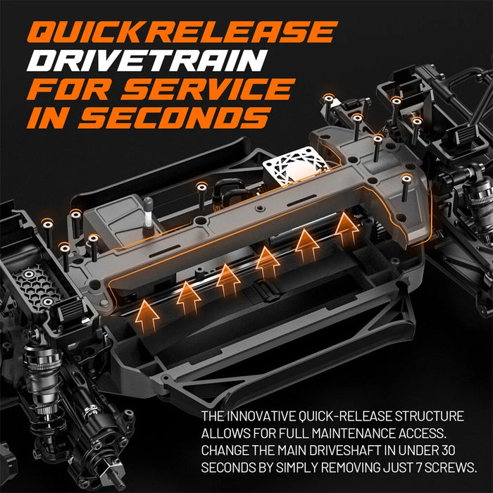 UDI 1/12 2.4GHz 4WD Short Course Truck (Top Tier Brushless Version) - UDI-UD1203PRO Green
