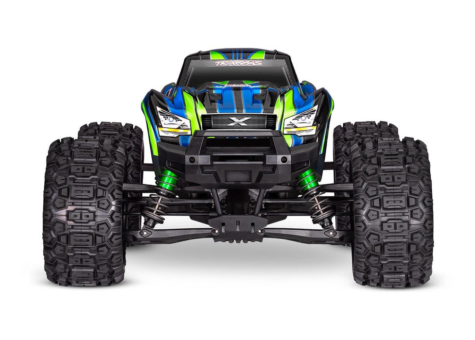 Traxxas X Maxx Belted 1/5 scale 8S 4WD Electric Brushless Off Road RC Monster Truck with Belted tyres - 77096-4 Blue