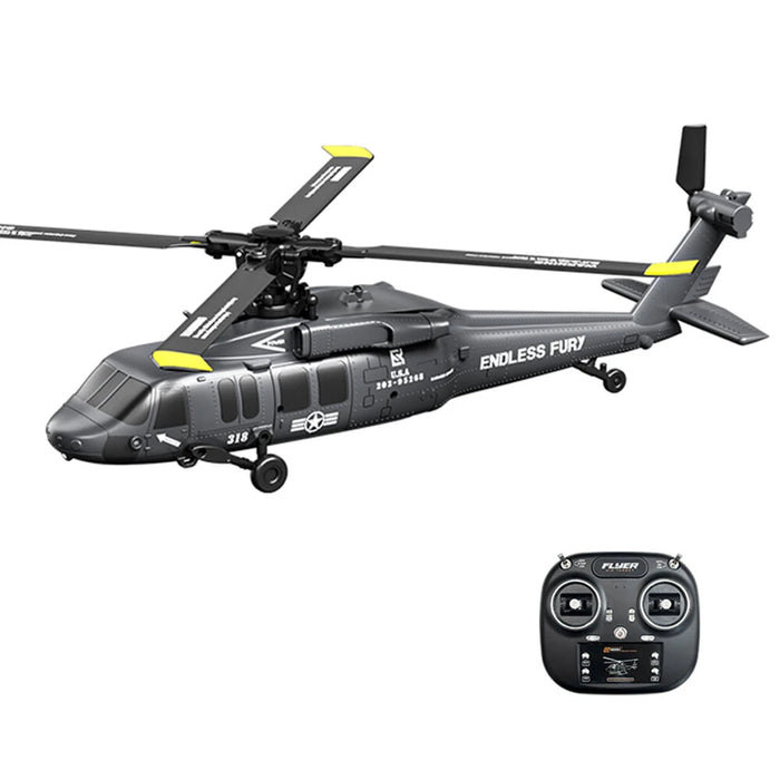 UH-60 Black Hawk 6 Channel 2.4GHz Brushless RC Helicopter with Altitude Hold - RTF