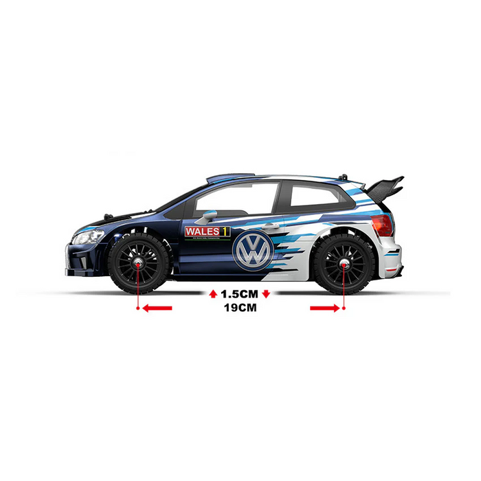 MJX 1/14 Hyper Go Volkswagen Polo R WRC Brushless 2S RC Car