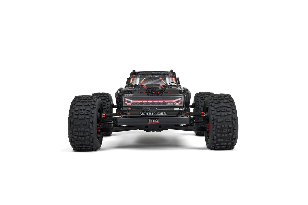 ARRMA OUTCAST 8S EXB AVC 4X4 RC Stunt Truck Electric Brushless 4WD 1/5 Scale RTR - Black