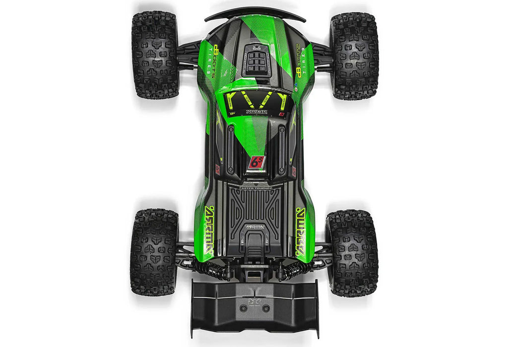 ARRMA Kraton 6S V6 BLX 1/8 RC Truggy Electric Brushless 4WD - RTR ARA8608V6 Green/Black