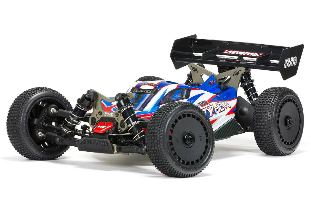 ARRMA Typhon 6S TLR Tuned 4X4 RC Buggy Electric Brushless 4WD 1/8 Scale RTR - Red/Blue - ARA84065
