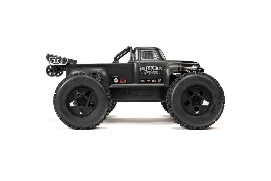 ARRMA Notorious 6S V6 BLX RC Stunt Truck Electric Brushless 4WD 1/8 Scale RTR