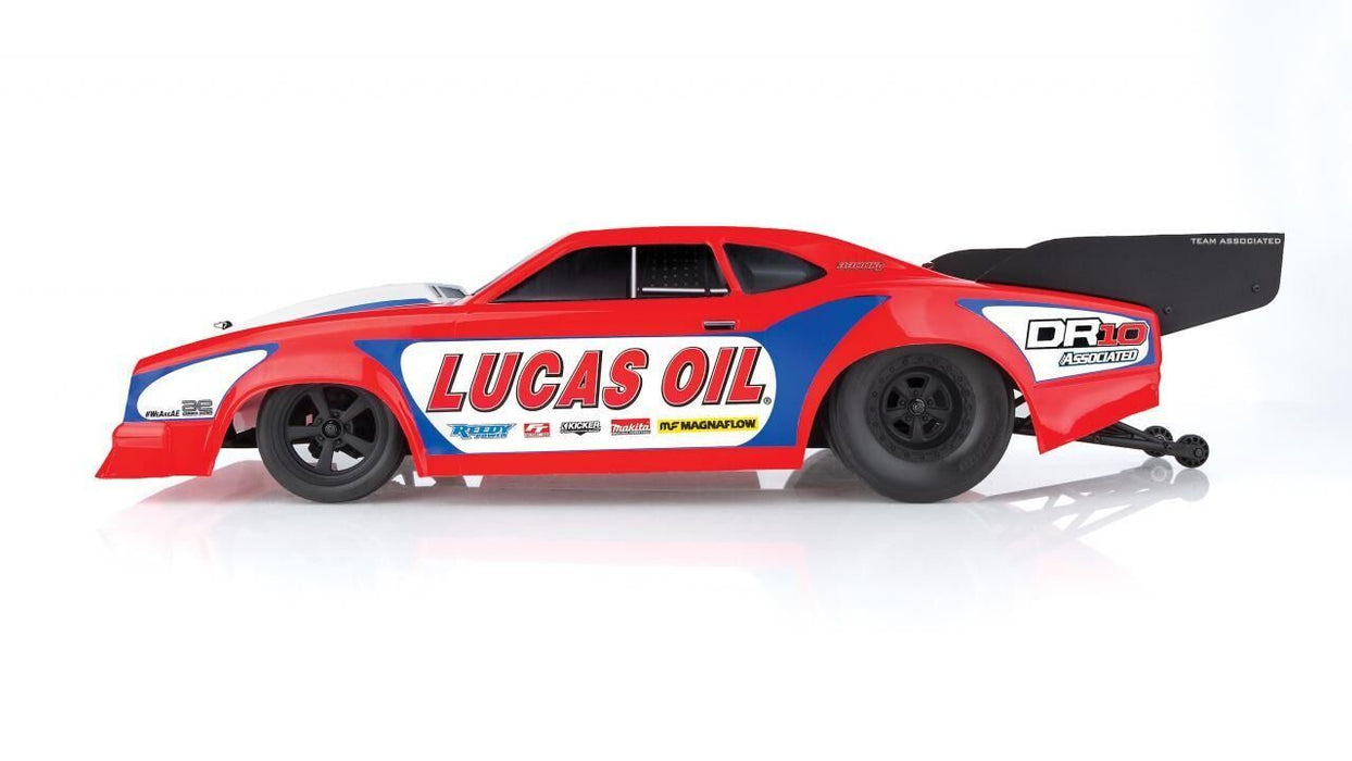 Team Associated DR10 Pro Reakt Lucas Oil RC Drag Car 1/10th Scale - 70036