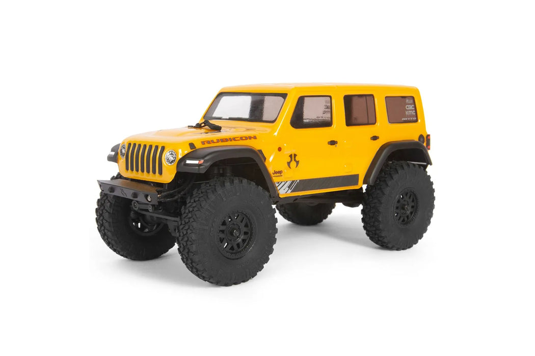 Axial SCX24 2019 Jeep Wrangler JLU CRC RC Rock Crawler Electric 4WD 1/24 Scale RTR - Yellow