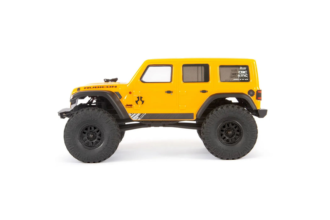 Axial SCX24 2019 Jeep Wrangler JLU CRC RC Rock Crawler Electric 4WD 1/24 Scale RTR - Yellow