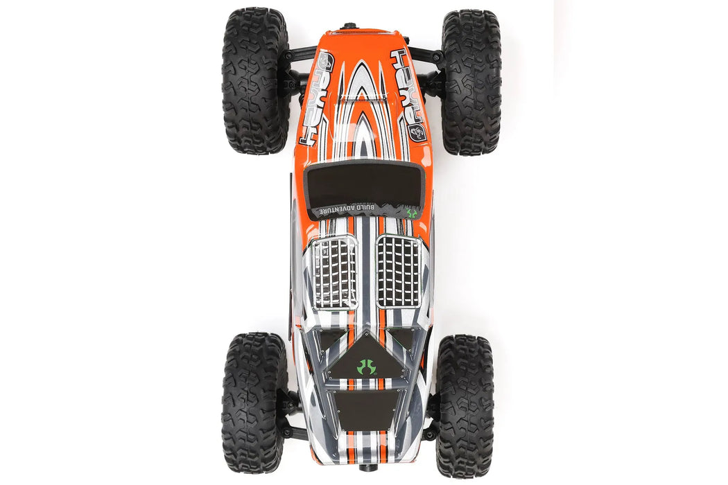 Axial AX24 XC-1 4WS RC Rock Crawler Electric 4WD 1/24 Scale RTR Competition Rock Crawler - RTR Green/Orange