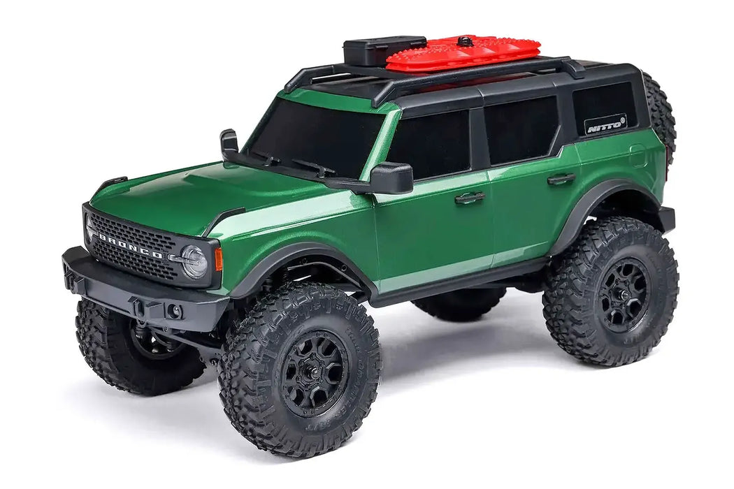 Axial SCX24 2021 Ford Bronco RC Rock Crawler Electric 4WD 1/24 Scale RTR - AXI00006V2 Green/White