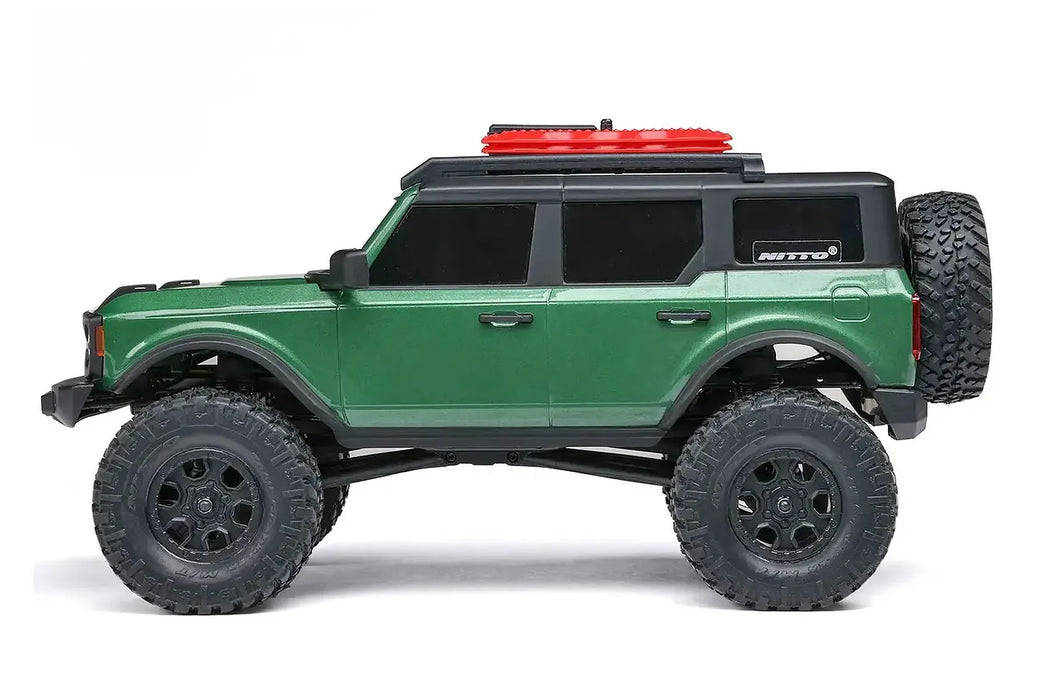 Axial SCX24 2021 Ford Bronco RC Rock Crawler Electric 4WD 1/24 Scale RTR - AXI00006V2 Green/White