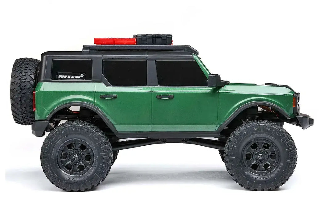 Axial SCX24 2021 Ford Bronco RC Rock Crawler Electric 4WD 1/24 Scale RTR - AXI00006V2 Green/White