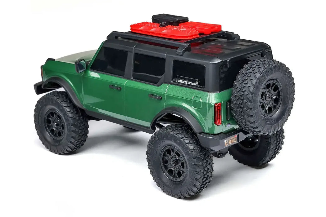 Axial SCX24 2021 Ford Bronco RC Rock Crawler Electric 4WD 1/24 Scale RTR - AXI00006V2 Green/White