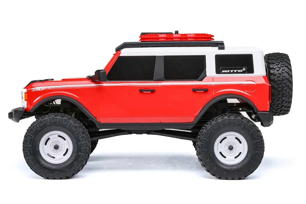 Axial SCX24 2021 Ford Bronco Heritage RC Rock Crawler Electric 4WD 1/24 Scale RTR - Red