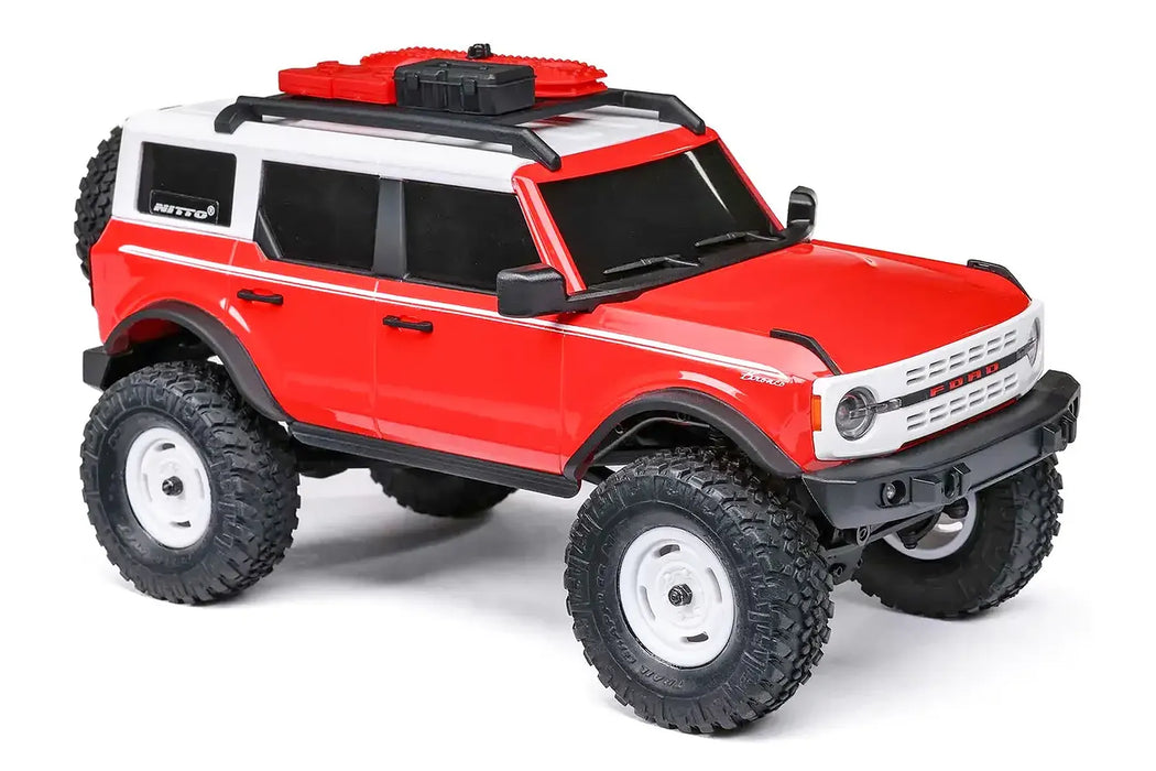 Axial SCX24 2021 Ford Bronco Heritage RC Rock Crawler Electric 4WD 1/24 Scale RTR - Red
