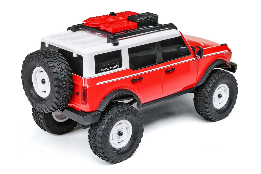 Axial SCX24 2021 Ford Bronco Heritage RC Rock Crawler Electric 4WD 1/24 Scale RTR - Red