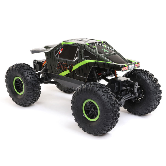 Axial AX24 XC-1 4WS RC Rock Crawler Electric 4WD 1/24 Scale RTR Competition Rock Crawler - RTR Green/Orange