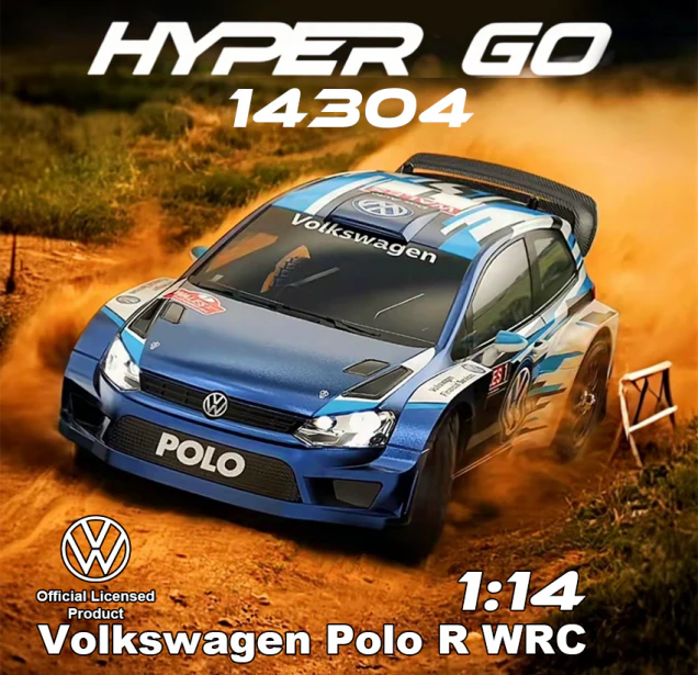 MJX 1/14 Hyper Go Volkswagen Polo R WRC Brushless 2S RC Car