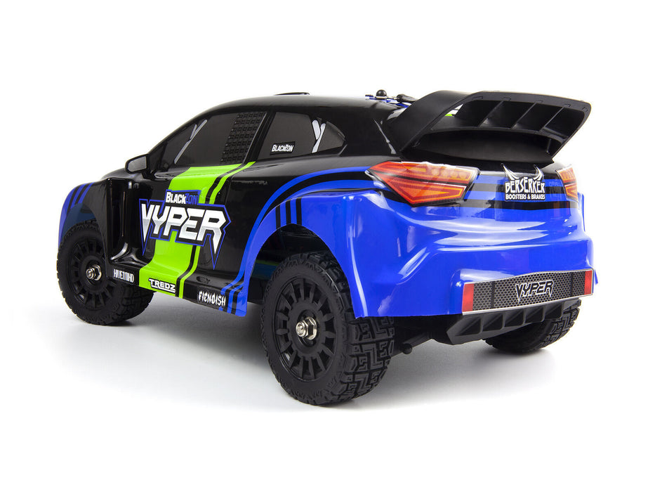 BlackZon Vyper RX RC Rally Car Electric 4WD 1/16 Scale RTR