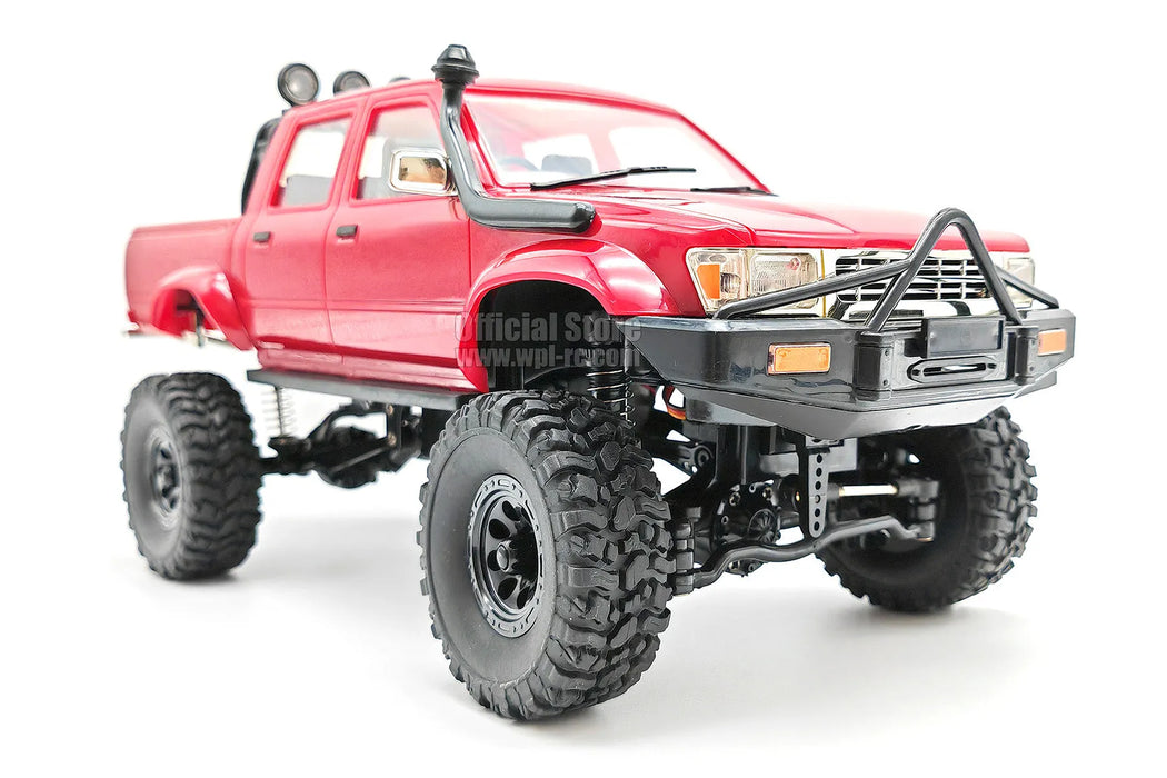 WPL C64-1 Hilux RC Rock Crawler Electric 4WD 1/16 Scale RTR - Red