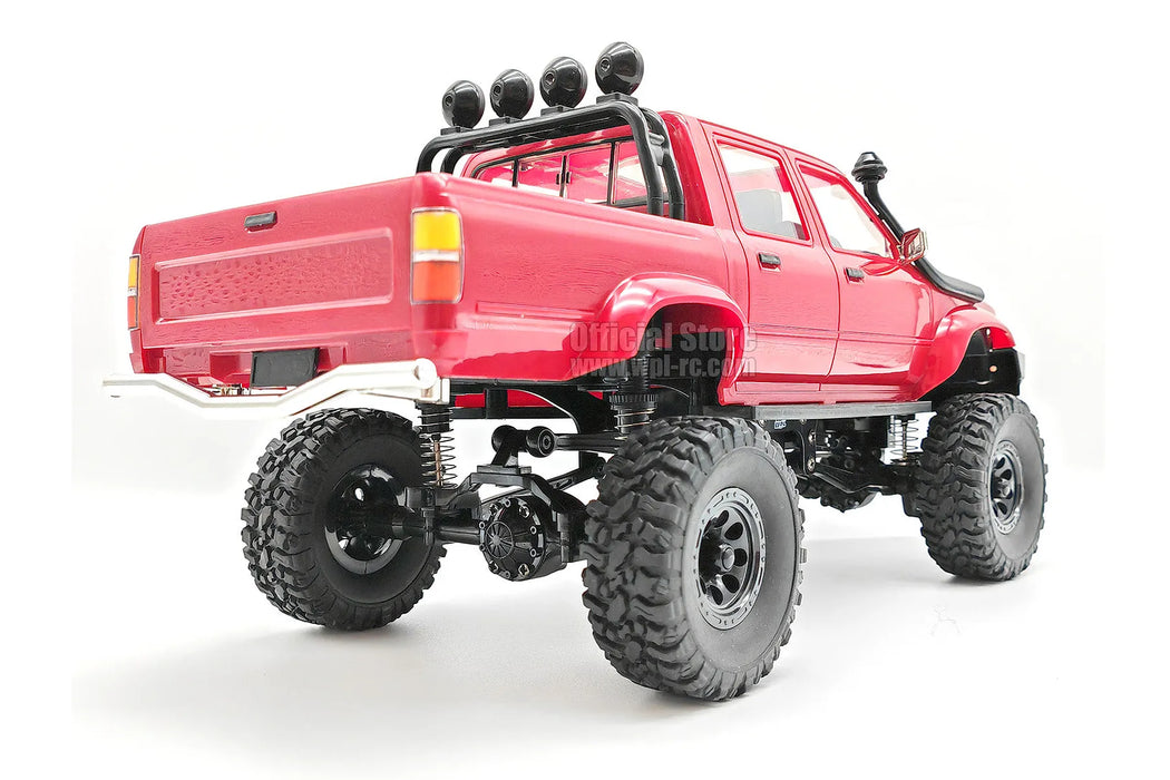 WPL C64-1 Hilux RC Rock Crawler Electric 4WD 1/16 Scale RTR - Red
