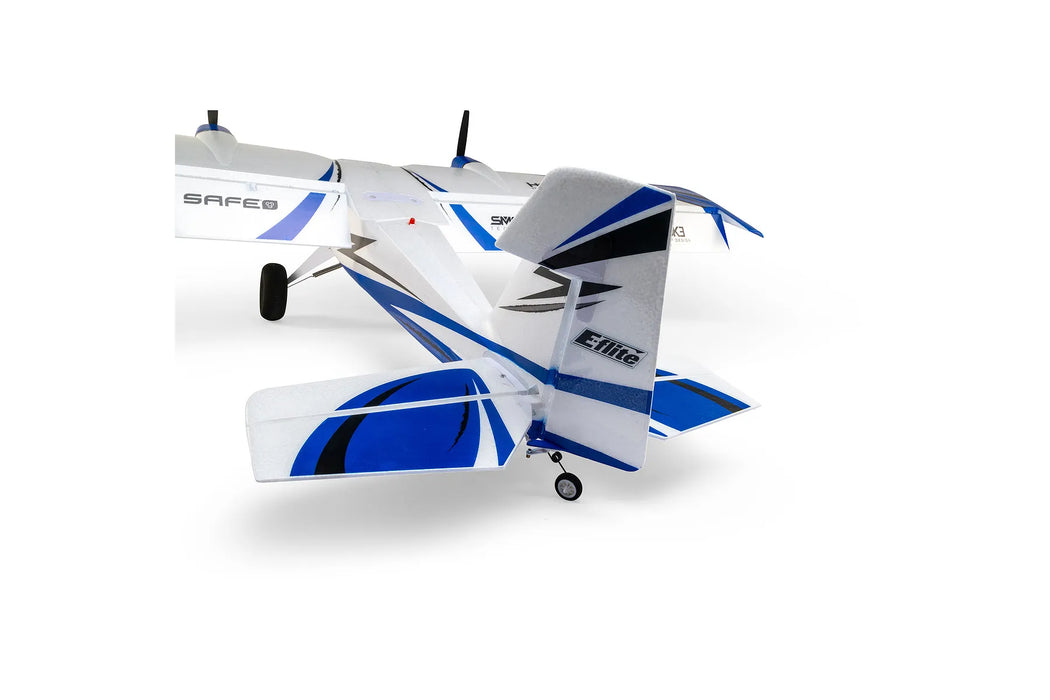 E-Flite RC Plane Twin Timber STOL 1.6m 3D Aerobatic BNF Basic AS3X and Safe Select Technology