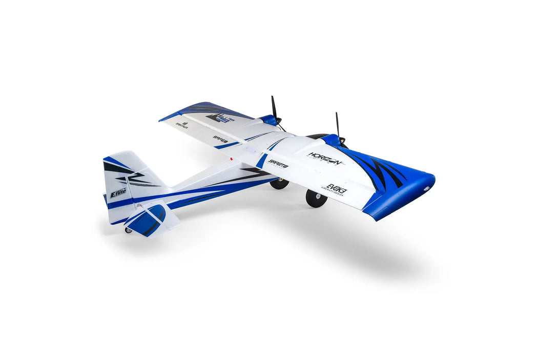 E-Flite RC Plane Twin Timber STOL 1.6m 3D Aerobatic BNF Basic AS3X and Safe Select Technology