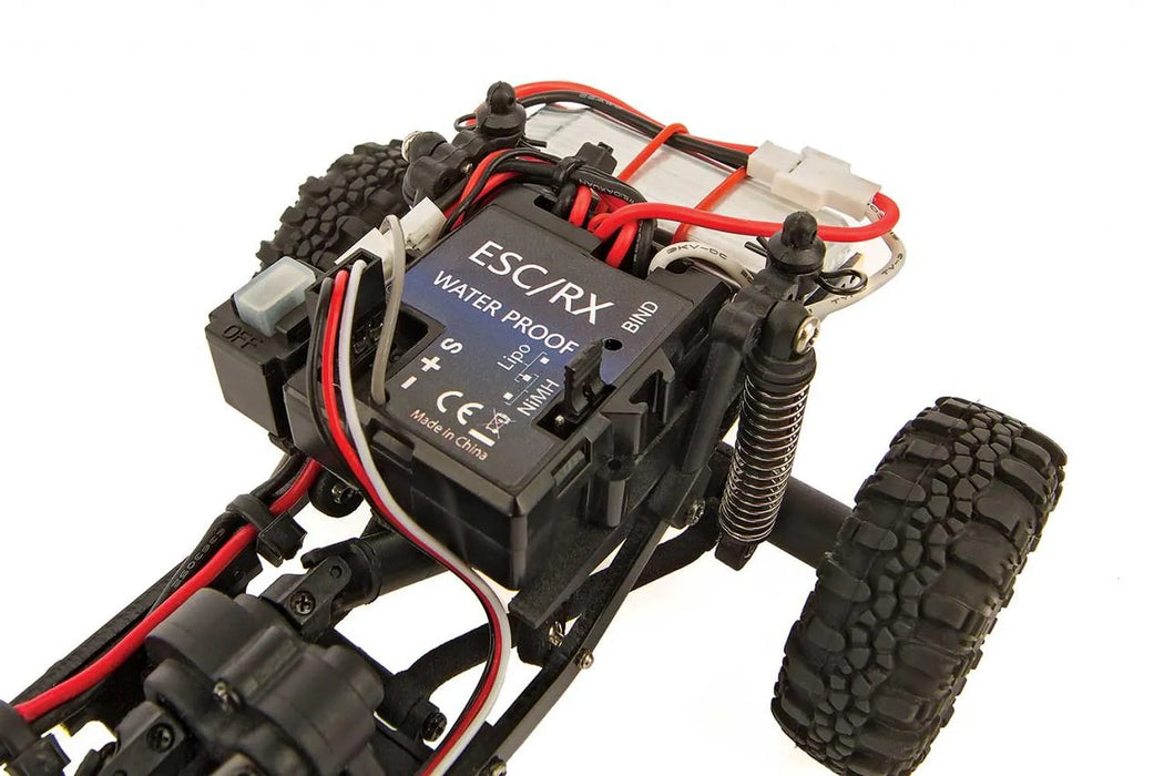 Element RC Enduro24 Trailrunner RC Rock Crawler Electric 4WD 1/24 Scale RTR - Grey/Green ASS20182
