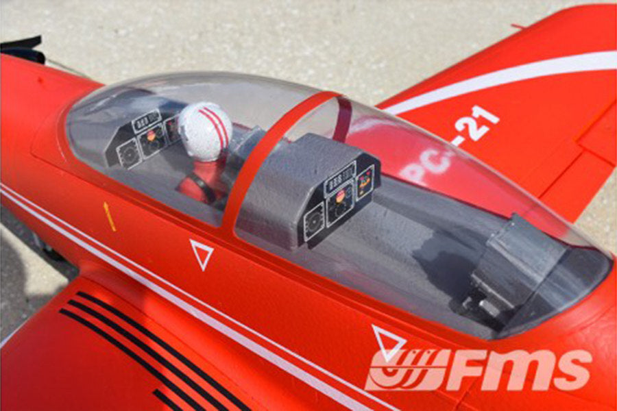 FMS Pilatus PC-21 1100mm Red PNP