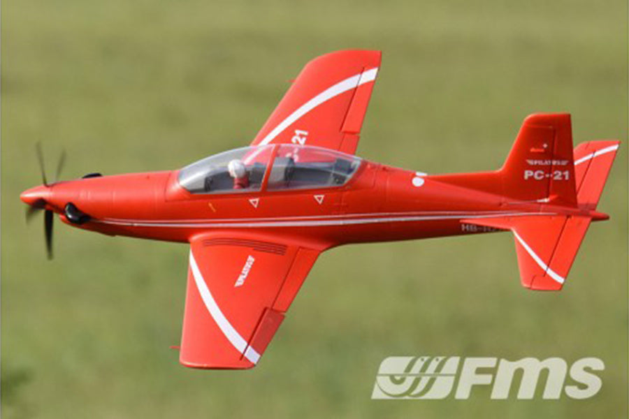 FMS Pilatus PC-21 1100mm Red PNP