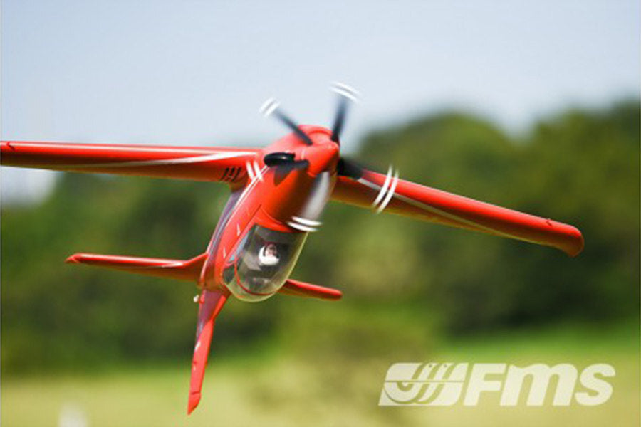 FMS Pilatus PC-21 1100mm Red PNP — technohobbies.com.au
