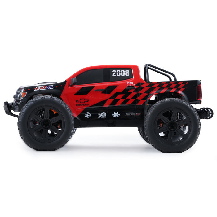FMS Chevrolet Colorado Basher RS 4WD 1/10 RS Red/Black - 11021RSRDBK