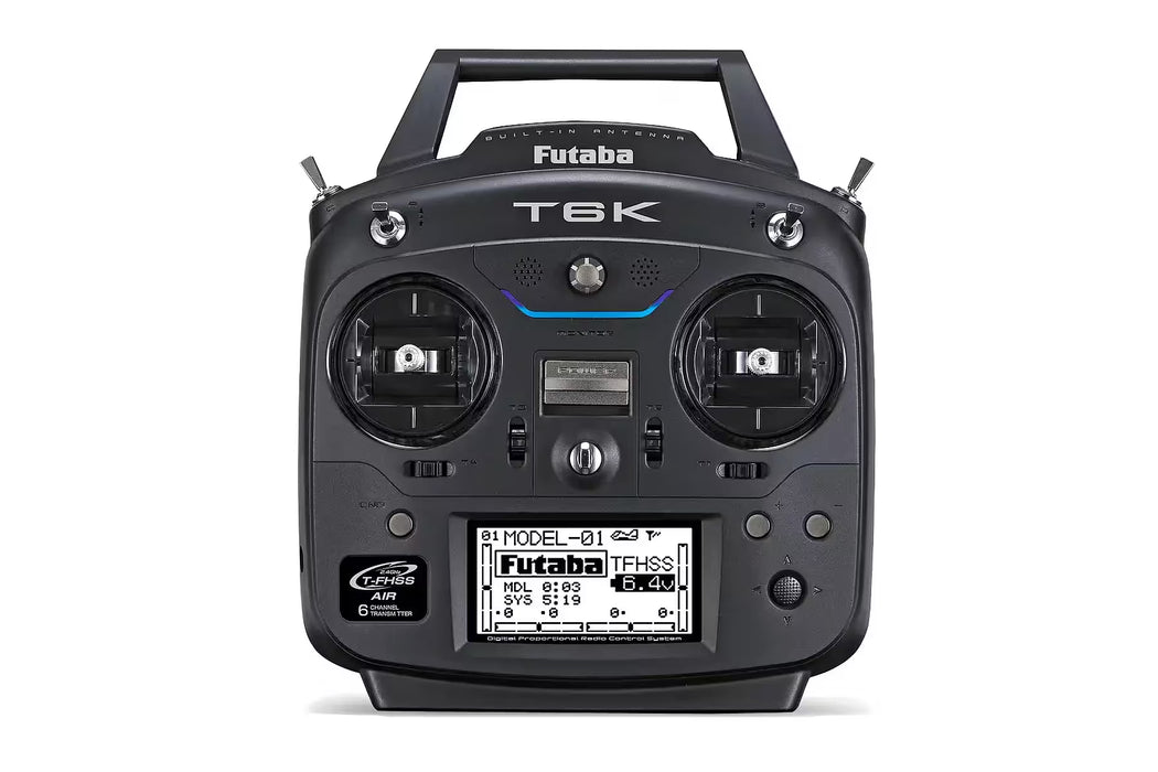 Futaba T6K 2.4Ghz 8ch T-FHSS Transmitter w/ R3006SB Receiver & Battery - Mode 1