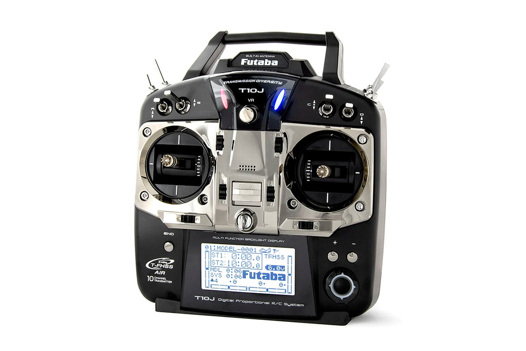 Futaba 10J 2.4Ghz 10ch T-FHSS Transmitter w/ R3006SB Receiver & Battery - Mode 2