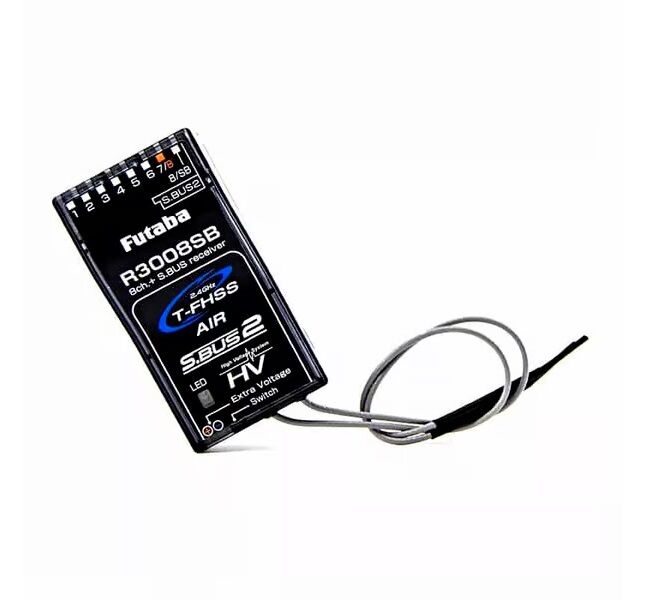Futaba Receiver R3008SB 2.4GHz For 10J T-FHSS 10ch+ Sbus - FUTR3008SB