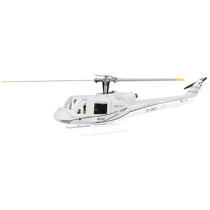 FLYWING UH-1 4UH1 3D GPS 10Ch Mobil RC Helicopter - Two Blades White V4 - RTF