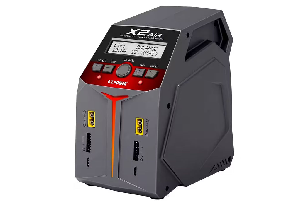 G.T. Power X2 Air Pro V2 200W AC/DC Smart Charger - GT-X2PROAIR