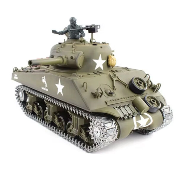 Heng Long 1/16 USA M4A3 Sherman Metal Version RC Main Battle Tank -  HL-3898-1 Pro