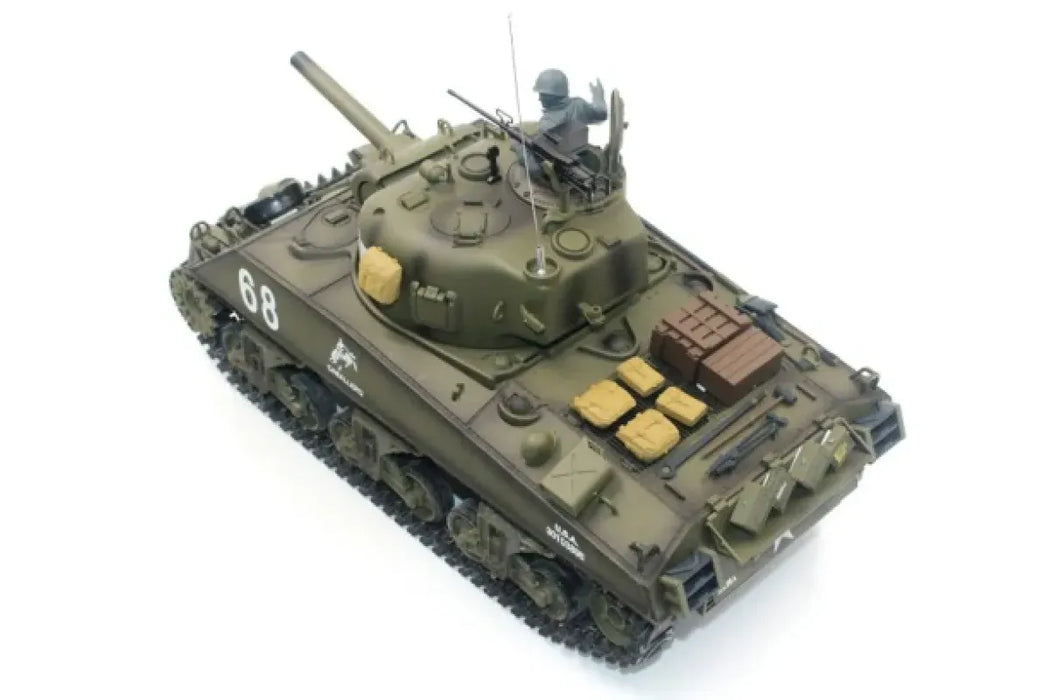 Heng Long 1/16 USA M4A3 Sherman Metal Version RC Main Battle Tank -  HL-3898-1 Pro
