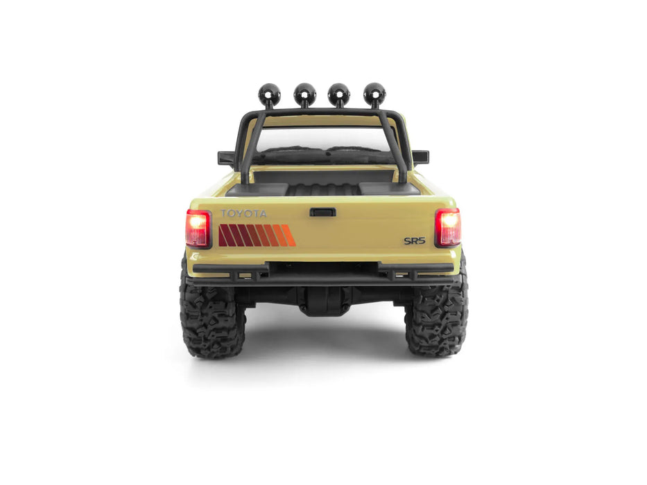 HPI Venture18 Flux-T 1985 Toyota Hilux SR5 RC Rock Crawler Electric Brushless 4WD 1/18 Scale RTR (HPI-161254 Blue & 161255 Creme) (Copy)