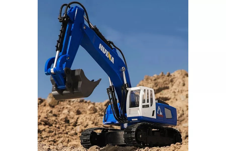 HuiNa 1/18 RC Excavator - Blue