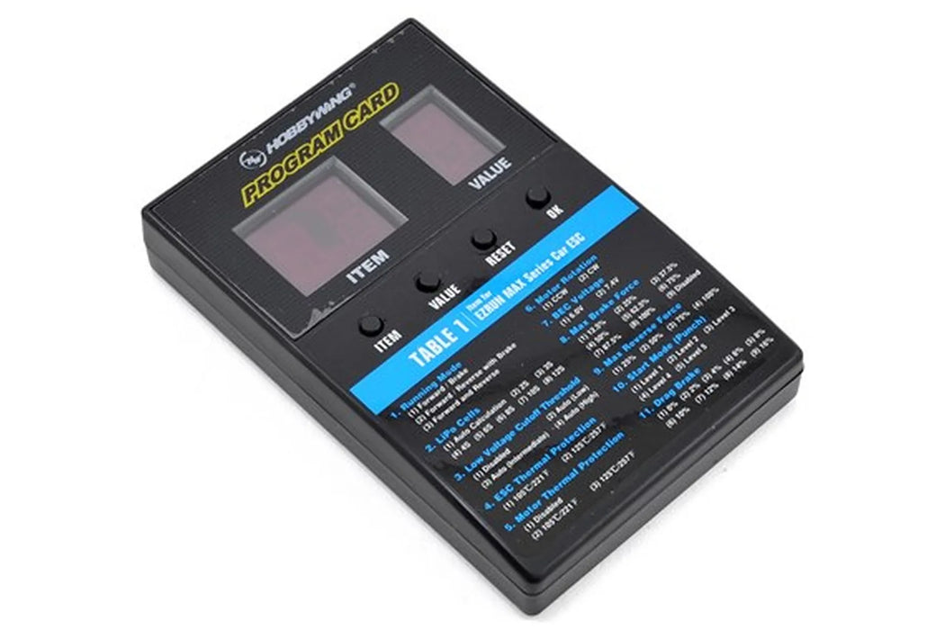 Hobbywing ESC LED Program Card - HW30501003