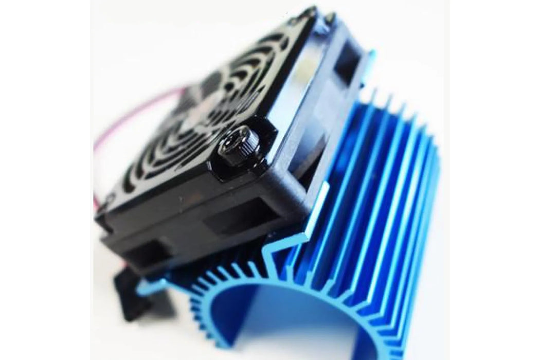 Hobbywing 1/10 Blue Aluminium 36mm Heat Sink w/ Cooling Fan