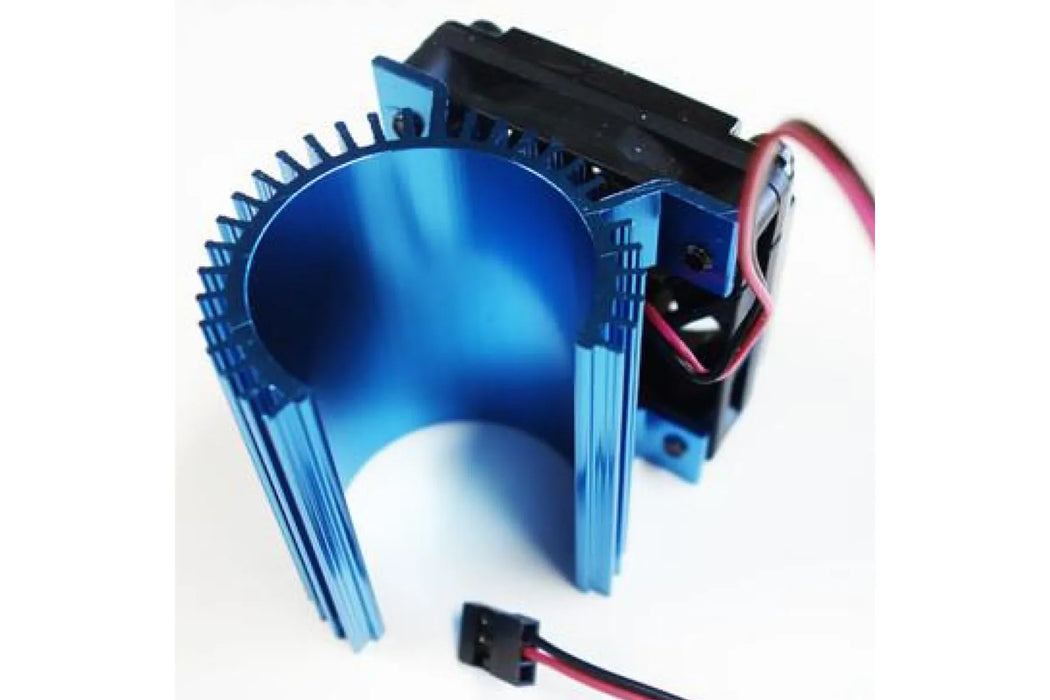 Hobbywing 1/10 Blue Aluminium 36mm Heat Sink w/ Cooling Fan