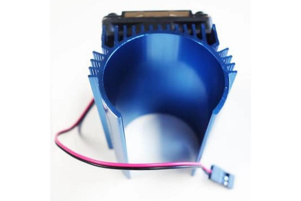 Hobbywing 1/8 Blue Aluminium 44mm Heat Sink w/ Cooling Fan