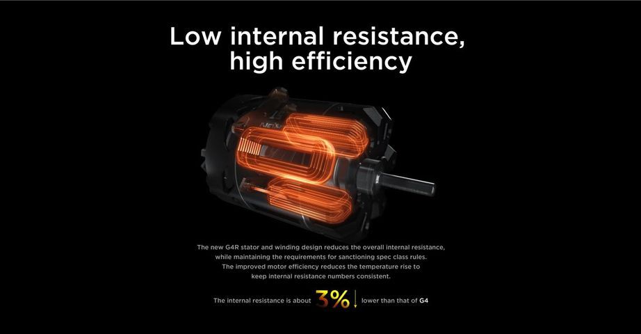 Hobbywing XeRun V10 G4R 17.5T Sensored Brushless Motor - ROAR  - 30401745