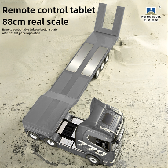 Huina 1/18 Scale Semi Truck Flatbed Trailer for Scania Semi Truck - 1502