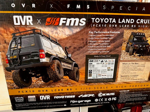 FMS 1:10 Toyota Land Cruiser LC80 Brushless OVR Version - Green Special Edition