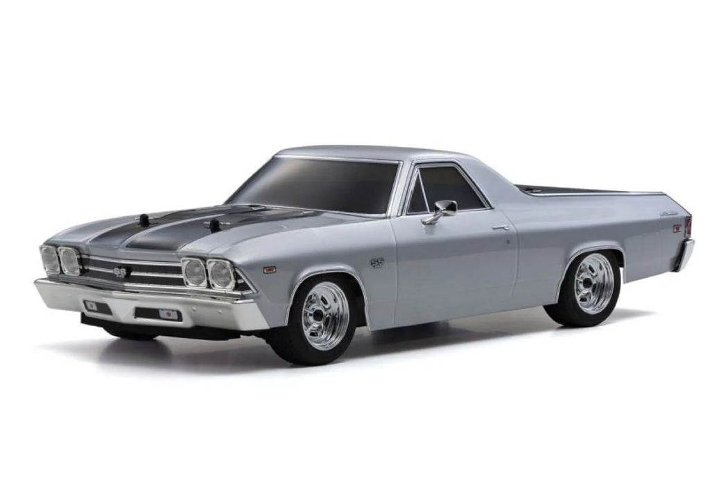 Kyosho Fazer Mk2 1969 Chevrolet El Camino SS 396 RC Car Electric 4WD 1/10 Scale RTR - Cortez Silver